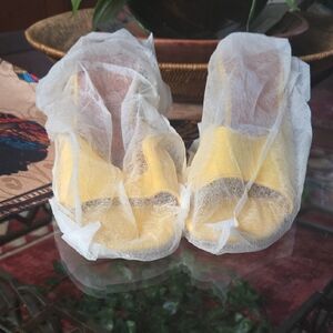 Source Unknown Yellow Sandals